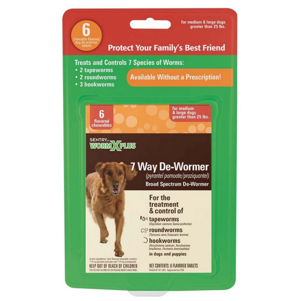 Pet products on sale Sentry Worm X Plus De-Wormer for Dogs