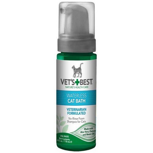 Vet's Best Waterless Cat Bath, 4 Oz
