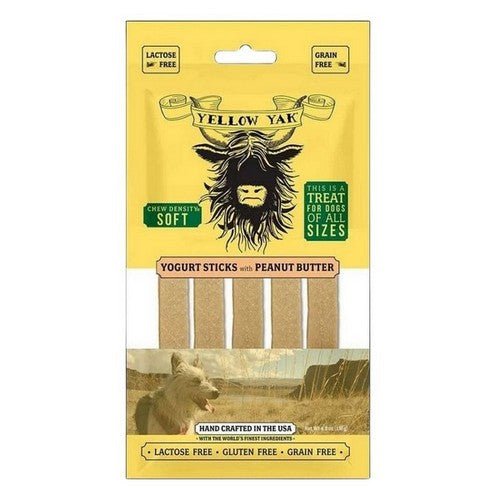 Products Yellow Yak Peanut Butter Yogurt Sticks